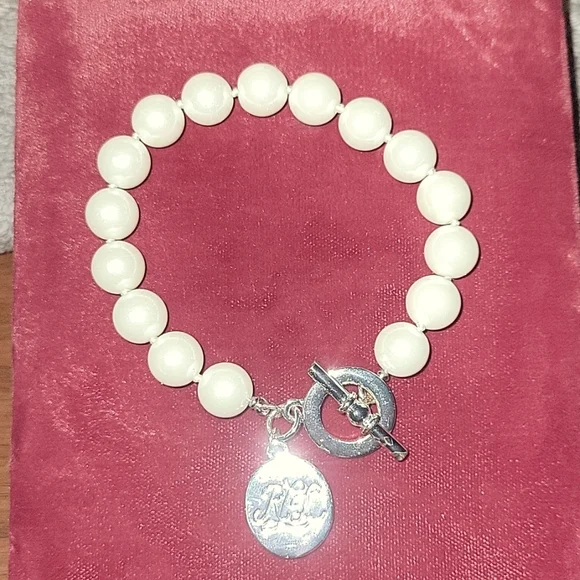 LAUREN RALPH LAUREN FAUX PEARL BRACELET - Picture 2 of 5